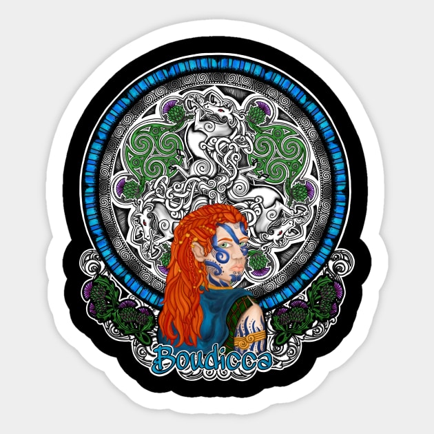 What would Boudicca do? Sticker by Tori Jo